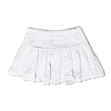 Lace low mini Skirt (2colors)