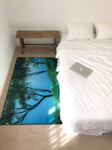 Blue river rug 100x150