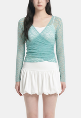 Noria Sheer Lace Tee