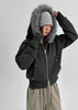 【MADE】Exive ファーフーデッドジップアップ