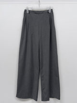 Eiffel Stripe Banding Wide Slacks