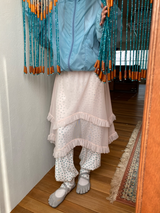 wave mesh skirt 