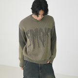 Smoky two-tone knit 3color