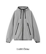 Tail multi-zipper windbreaker