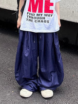 エスニック トラック ナイロン パンツ