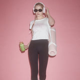 MEOW PILATES CLUB T-SHIRTS - WHITE