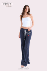 New York low-rise semi-boot casual pants