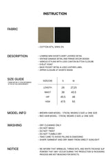 DUSK LAYERED SKIRT black