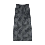 Tiedye ロングスカート Gray