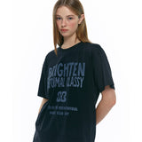 タイポTシャツ Black