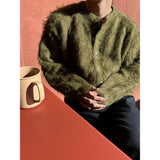 [F/W]ウールヘアリーアンゴラファーカーディガン(3color)