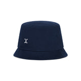 VA カーブロゴ ショート バイザー バケットハット     / Navy