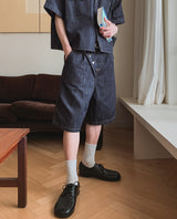 Bion Stitch Bermuda Denim Pants