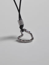 heart frame necklace