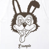 EXAMPLE ラビット半袖Tシャツ