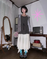 (2color) Wood Nep Long Bustier