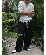 [S/S] Vacance damage v neck half knit(3color)