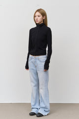 (W) Pulse Light Bootscut Denim