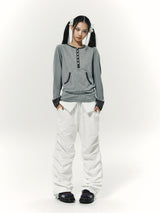 STRIPE BUTTON L/S MINT