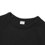 クロウキーズワッフルTシャツ (ブラック)