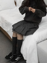 リボンフェンスフーディー (グレー)