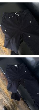 [S/S] Daisy semi wide denim pants