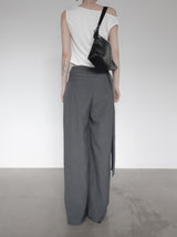 Blend Wrap Skirt Pants