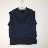 Layered Dot Hoodie Vest (2color)