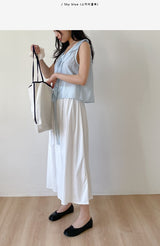 Ollie Frill Sleeveless Blouse