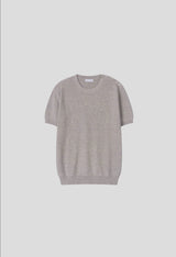 [S/S] ショルダーボタンハーフニット(4color)