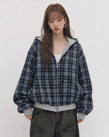 (UNISEX) Chill Reversible Over Hood Zip-Up