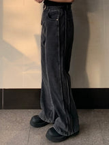 Bajo Side Seam Denim Pants