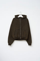 Salt Washed Zip Hoodie