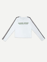 ウッドムード グラフィック Tシャツ ホワイト