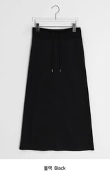 Oha Banding Color Long Skirt