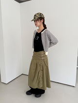 ファンシーバックルラップスカート
