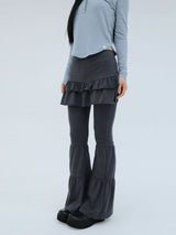 CANCAN SKIRT PANTS(CHARCOAL)