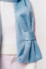 Ribbon Muffler_Fairy blue