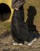 El domingo balloon denim pants