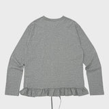 NATTY CARDIGAN IN GREY (SCARF SET)