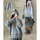 Elle Over Nordic Round Knitwear