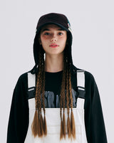 BSRABBIT EARFLAP HAT NORDIC BLACK