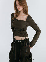 POCKET CARGO PANTS / BLACK