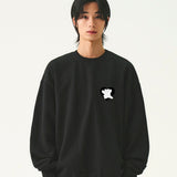 [UNISEX] ベアハートバックプリントマントゥマン