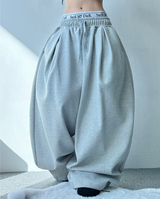 STRING JOGGER PLEAT BALLOON PANTS🩶🖤 - 2 COLORS