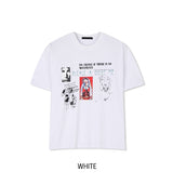 ロガン アートワーク グラフィック ショート スリーブ Tシャツ