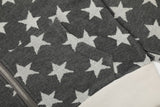 Dot&Star Patten Hooded Zip-up