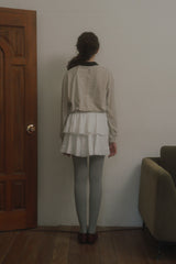 Weekly collar t-shirt_beige