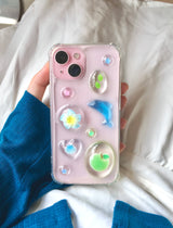 [MADE] Blooming Dolphin resin case
