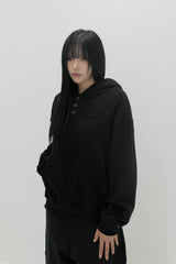  BPT Symbol Logo Appliqué Hoodie Black